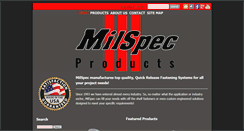 Desktop Screenshot of milspecproducts.net
