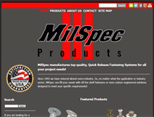 Tablet Screenshot of milspecproducts.net