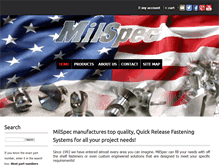 Tablet Screenshot of milspecproducts.com